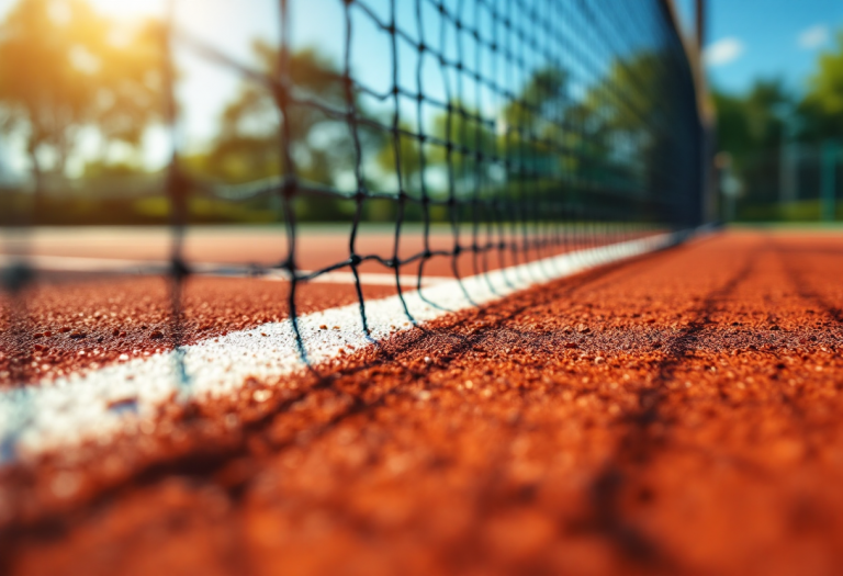 Giocatori di tennis in azione al torneo di Monte Carlo