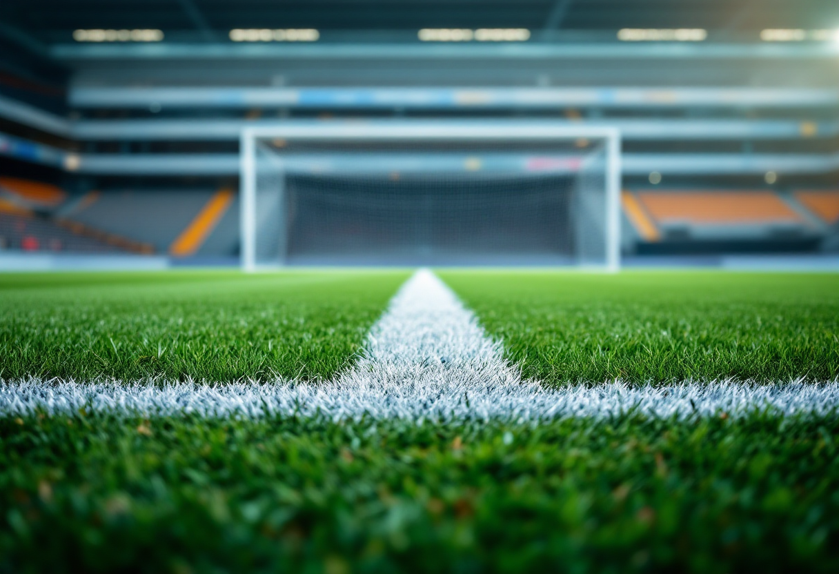 Giocatori del Torino in campo durante la partita contro il Como