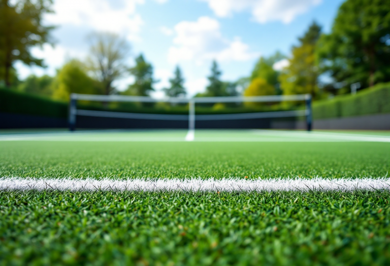 Giocatori di tennis in azione al torneo di Monaco