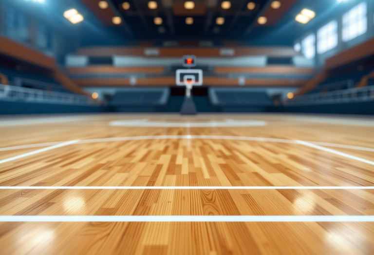 Trapani Shark in azione durante la corsa playoff