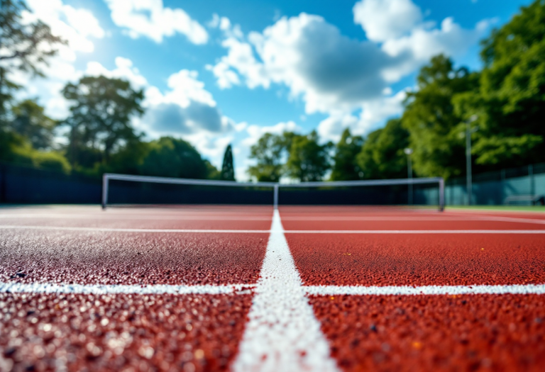 Stefanos Tsitsipas durante un momento difficile in campo