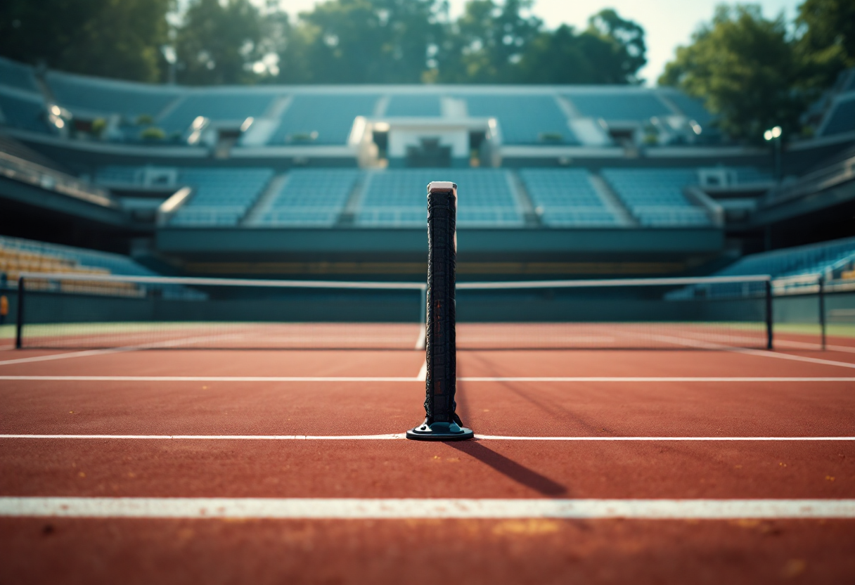 Venus Williams durante un match di tennis