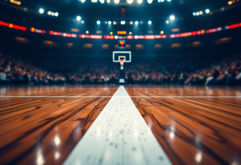 Giocatori di Virtus Bologna festeggiano la vittoria su Treviso