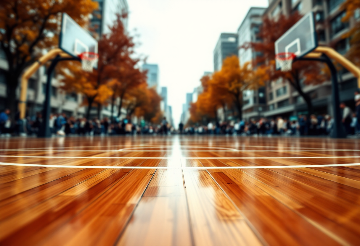 Yam Madar durante una partita di Eurocup