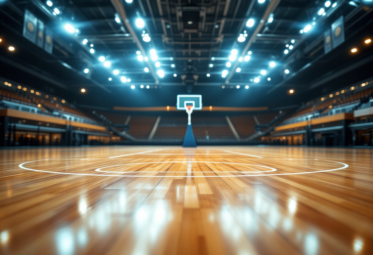 Giocatori del Zalgiris Kaunas festeggiano la vittoria