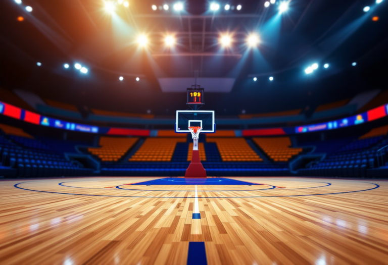 Giocatori dell'AS Monaco festeggiano la vittoria in Eurolega