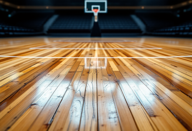 Andrea Tronconi in azione con il Pistoia Basket