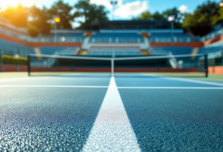 Camilo Ugo Carabelli durante la semifinale al Piemonte Open