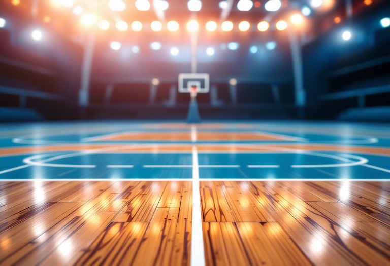 Giocatori di Cantù festeggiano la vittoria su Bologna