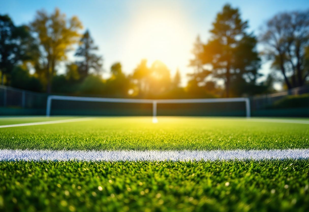 Carlos Alcaraz in allenamento per gli Internazionali BNL d'Italia