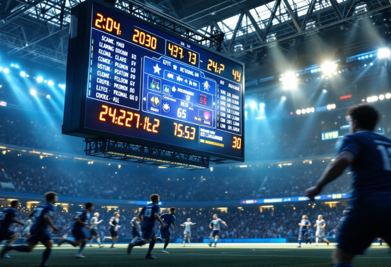 Tabellone principale del Challenger Wuxi con sfide in arrivo