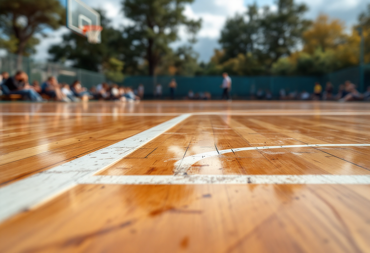 Luka Doncic in azione con i Chicago Bulls sul campo