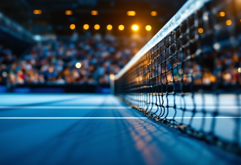 Danielle Collins festeggia la vittoria su Iga Swiatek