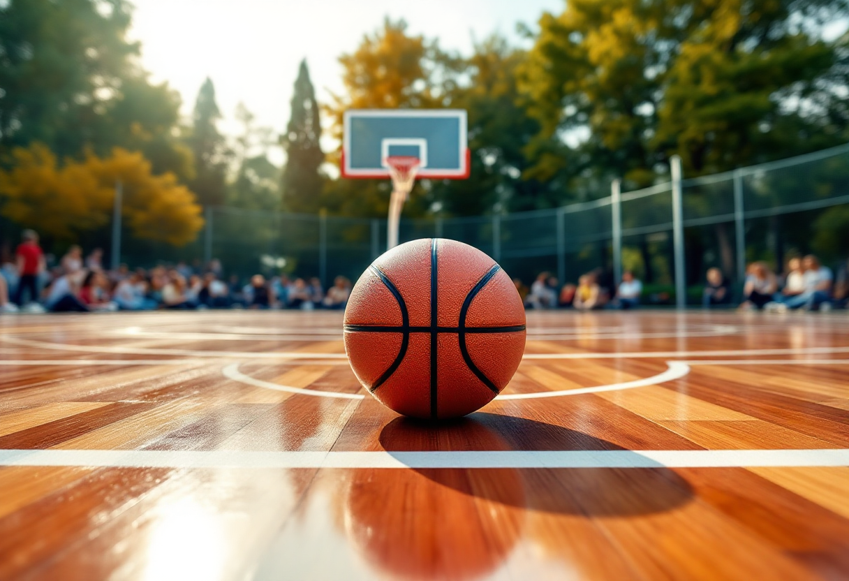 TJ Leaf in azione durante il derby Hapoel Maccabi Tel Aviv