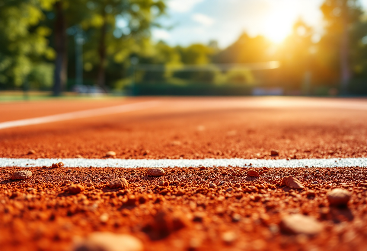 Giocatori festeggiano la doppietta Roma Roland Garros