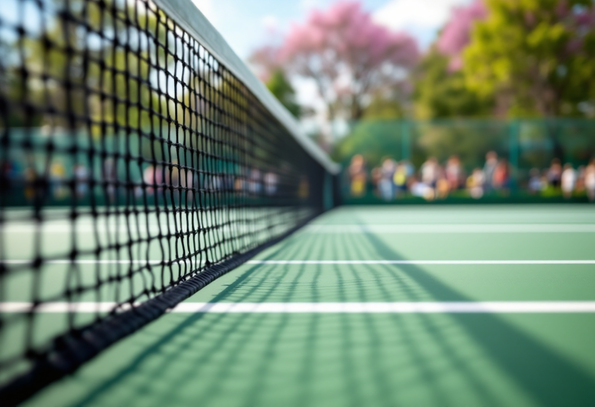 Federico Arnaboldi e Sara Errani durante le qualificazioni