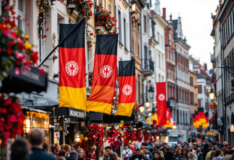 Tifosi in festa alla finale di Champions League a Monaco