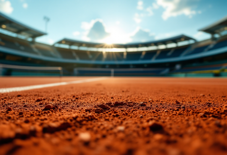 Flavio Cobolli in azione al Roland Garros 2023