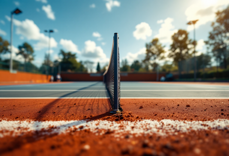 Flavio Cobolli festeggia la vittoria al Roland Garros