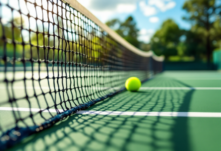 Flavio Cobolli durante il match ATP 500 di Amburgo