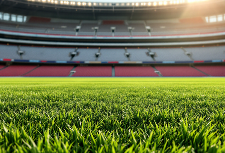 Vista dello stadio Giuseppe Meazza a Milano