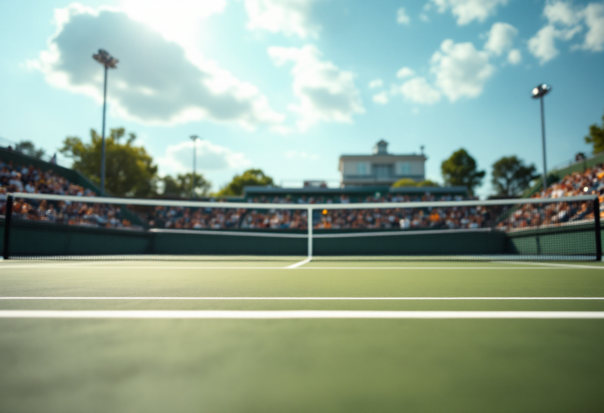 Nardi in azione al Roland Garros con incertezze future