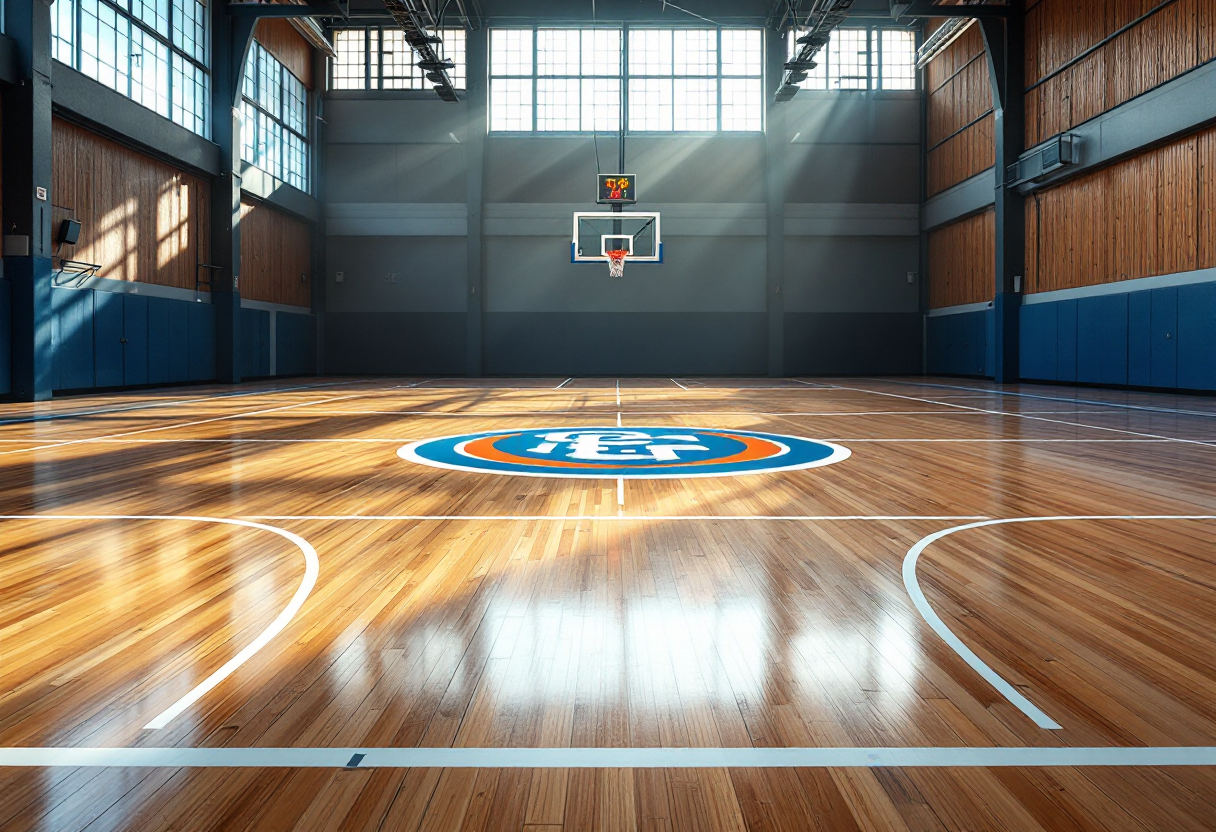 Oklahoma City Thunder e Minnesota Timberwolves in azione