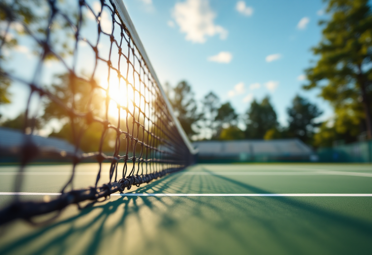 Giovani tenniste emergenti durante un allenamento