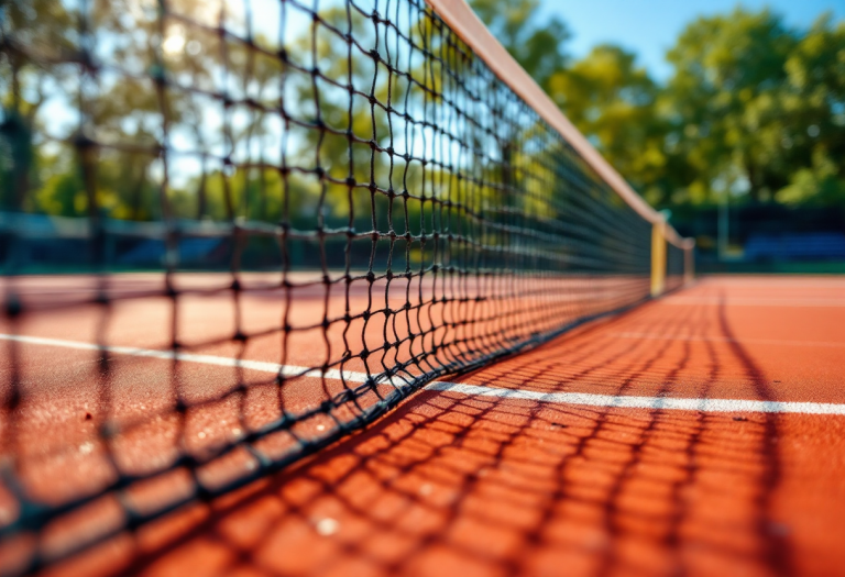 Giovanni Mpetshi-Perricard festeggia la vittoria a Bordeaux