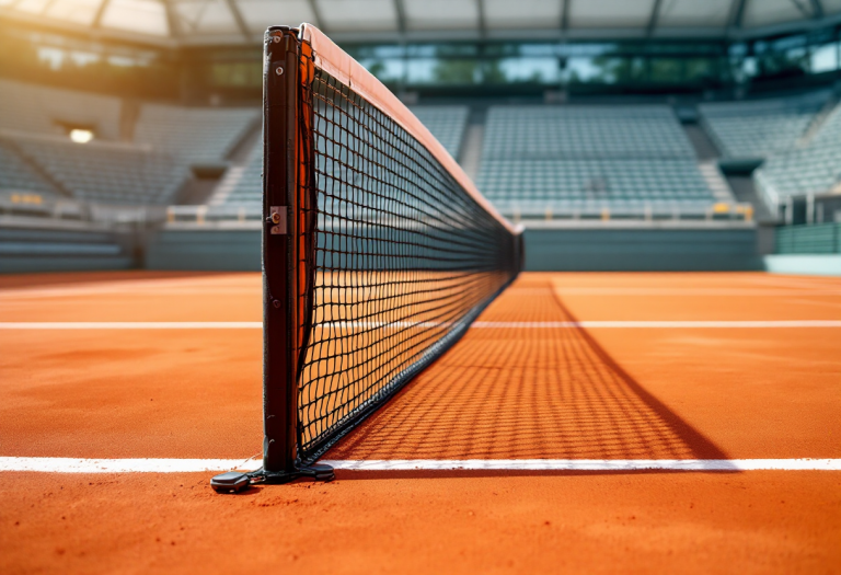 Holger Rune e Carlos Alcaraz durante un match di tennis