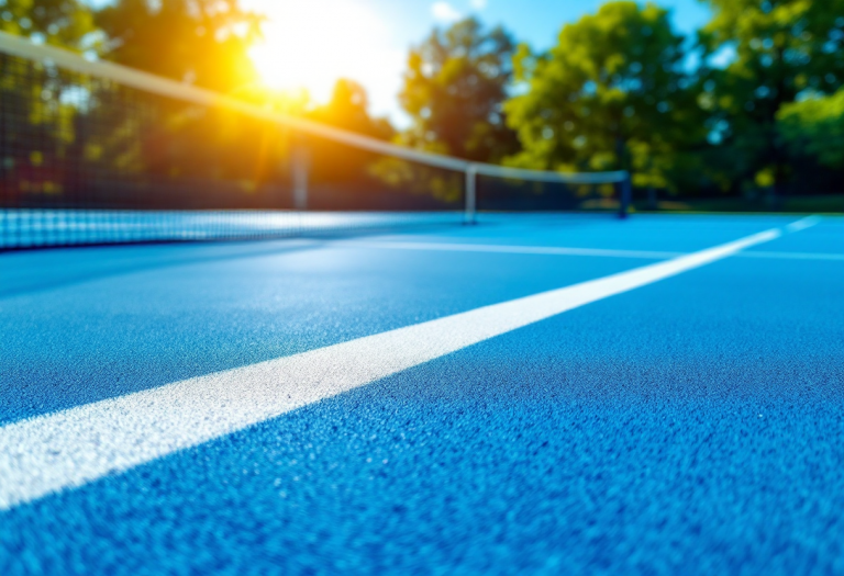 Immagine della Hopman Cup 2025 a Bari con atleti in azione