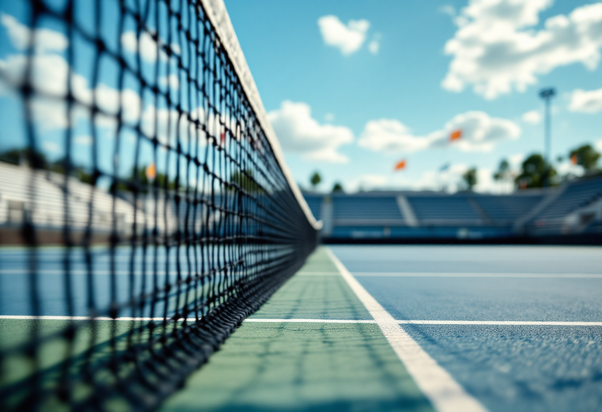 Iga Swiątek in campo, esprimendo emozioni intense