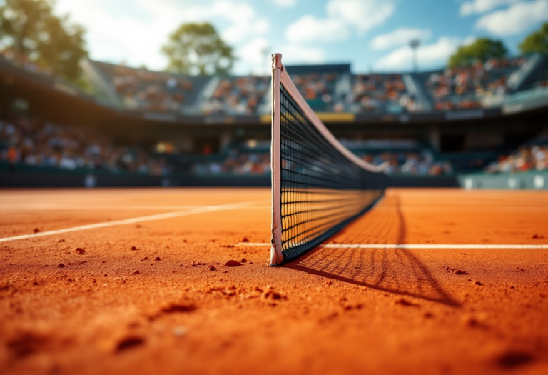 Giocatrici di tennis in azione durante l'ITF di Saint-Gaudens