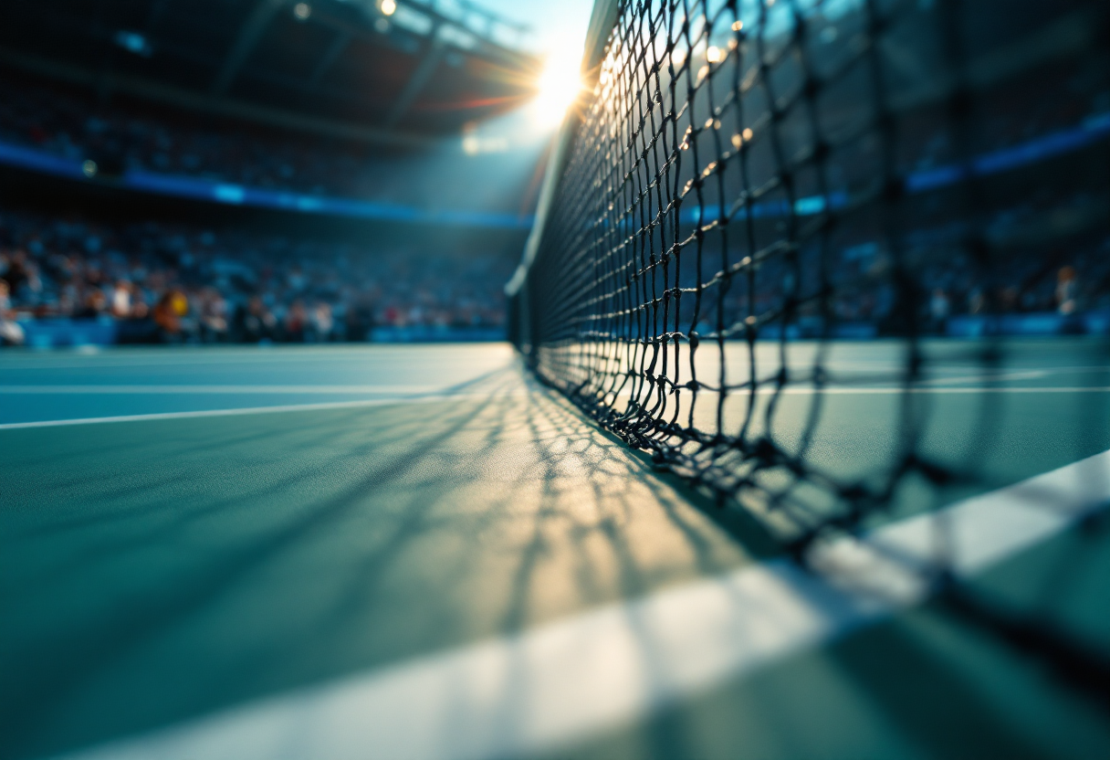 Jannik Sinner festeggia la vittoria agli Internazionali BNL d'Italia