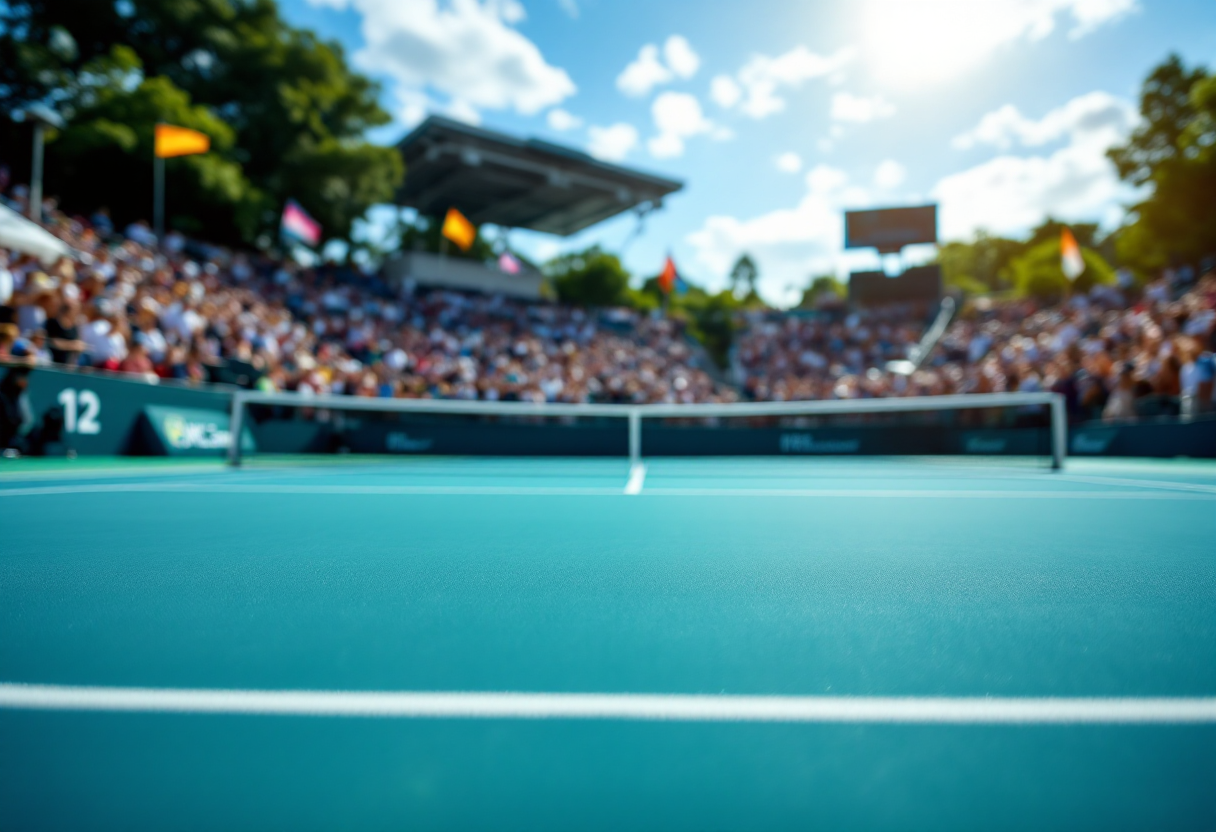 Jannik Sinner durante la vittoria al Roland Garros 2023