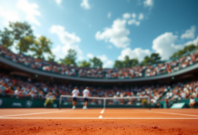Jasmine Paolini celebra la vittoria a Roma nel tennis