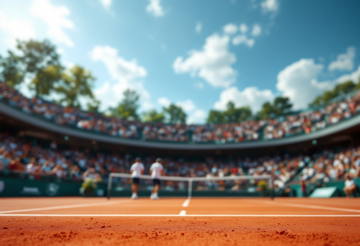 Jasmine Paolini celebra la vittoria a Roma nel tennis