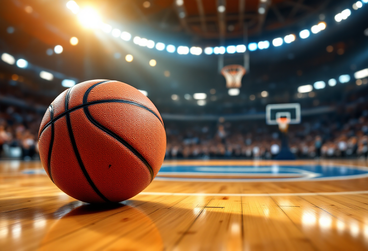 Giocatori Knicks in campo dopo infortunio Tatum