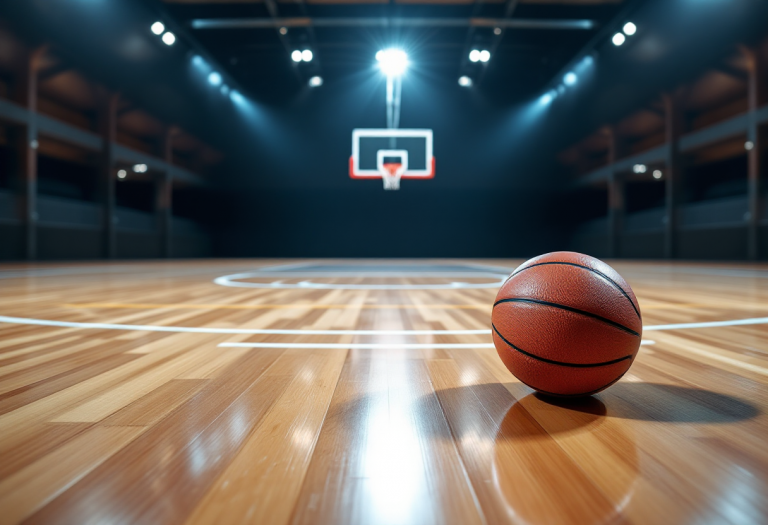 Giocatori della Libertas Livorno festeggiano la salvezza in A2