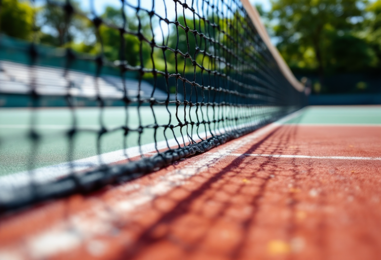 Giocatori italiani in azione durante le qualificazioni del Masters 1000 a Roma