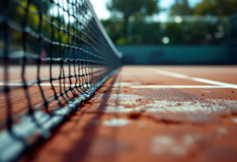 Matteo Gigante festeggia la vittoria agli Internazionali BNL d'Italia