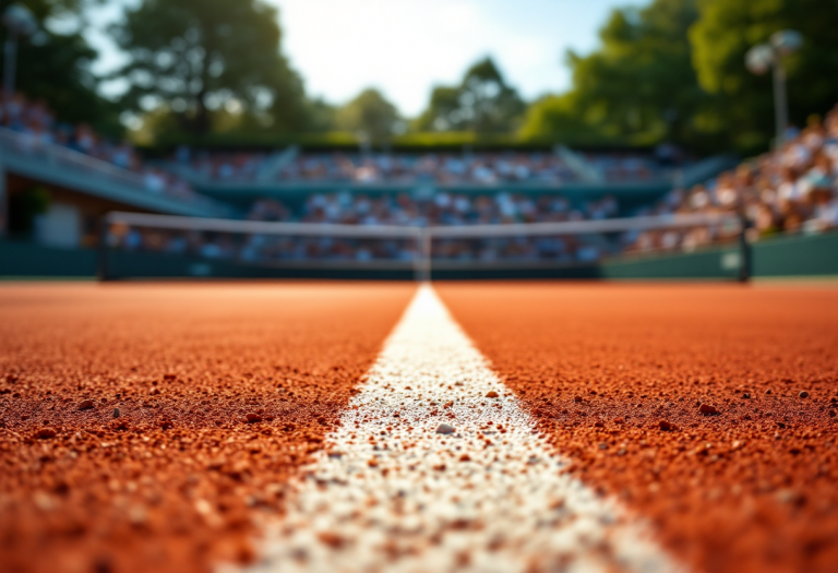 Lorenzo Musetti festeggia la vittoria in semifinale