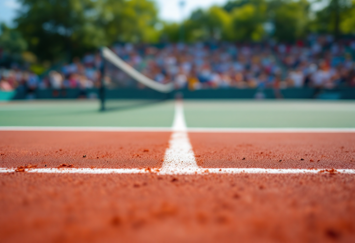 Novak Djokovic durante un match a Ginevra