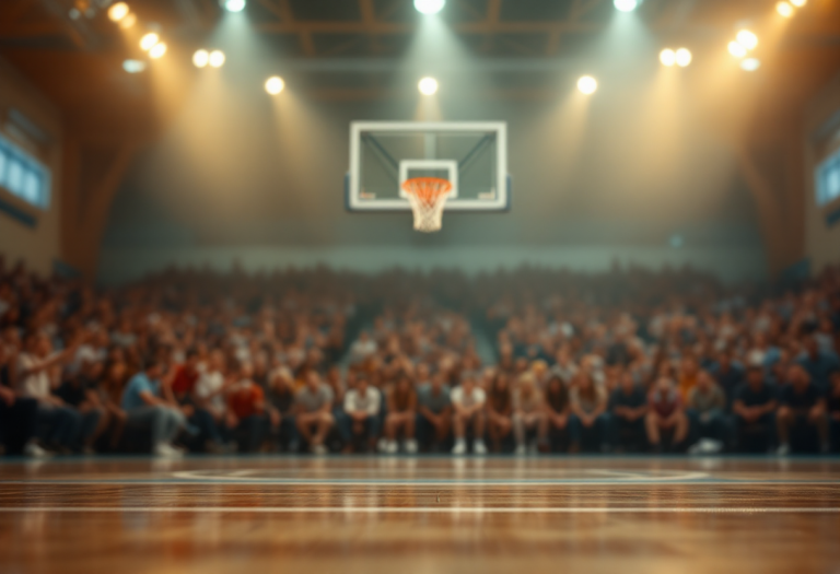 Giocatori dell'Olimpia Milano festeggiano la vittoria Under 19