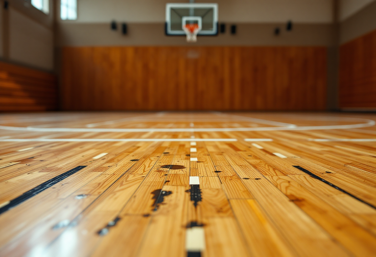 Giocatori di Pallacanestro Trieste in azione contro Sassari