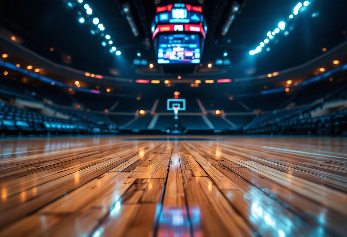Pau Ribas durante la conferenza di ritiro dal basket