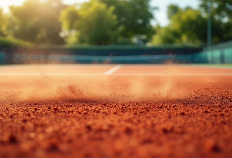 Giocatori di tennis in competizione al M25 Vic