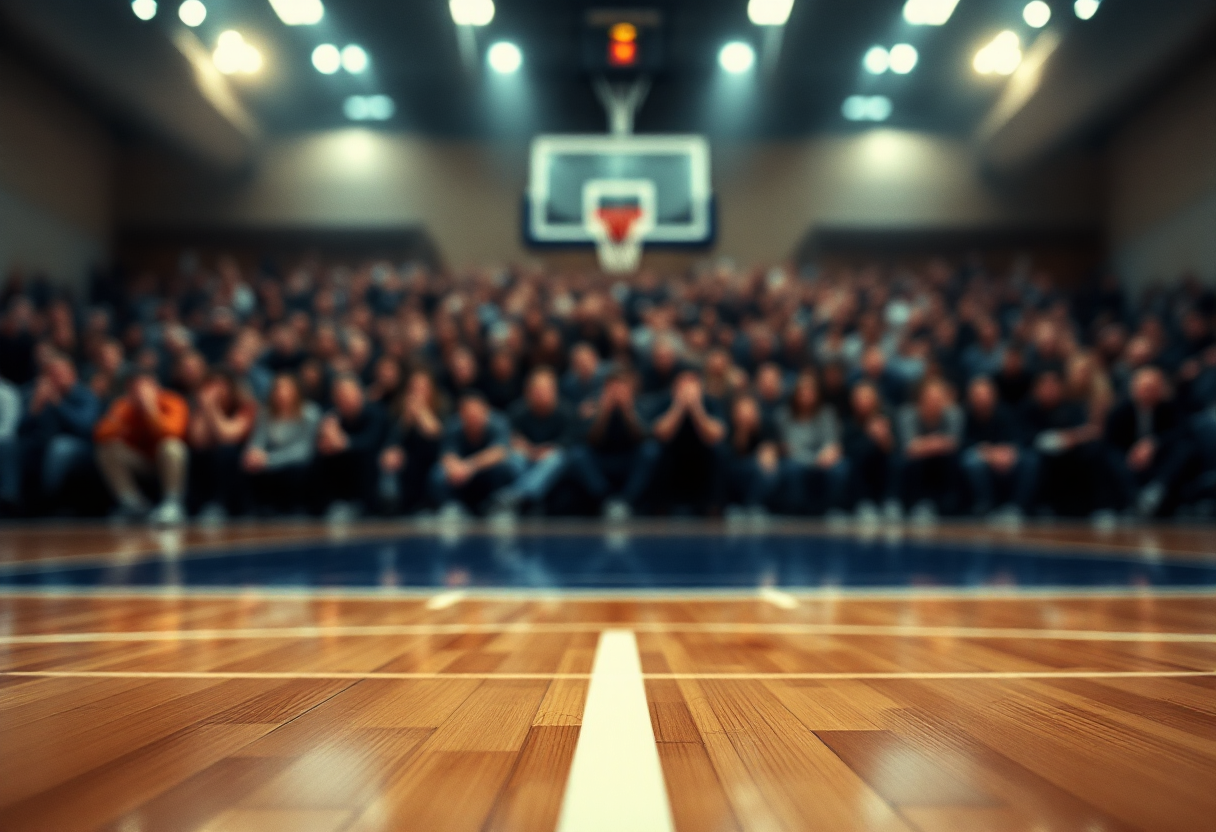 Giocatori in azione durante i playoff di Serie A2