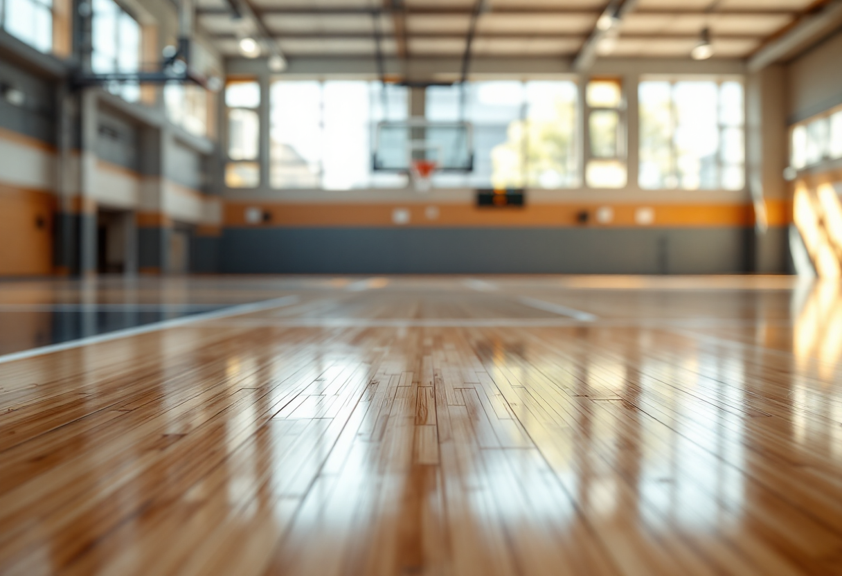 Giocatori in azione durante i playoff di Serie A2