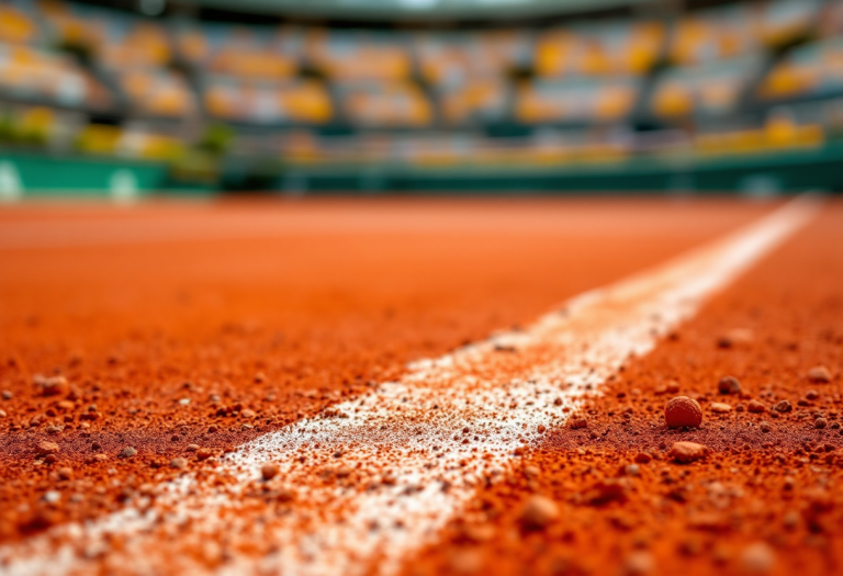 Rafael Nadal durante il suo ultimo match al Roland Garros